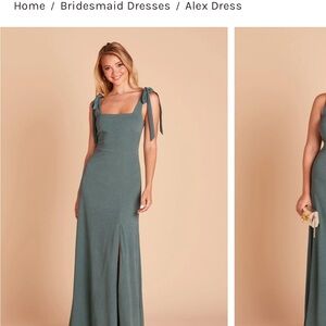 Birdy Grey Teal Maxi Dress with Tie Straps